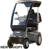 Afikim Afiscooter S4 Heavy Duty 4 Wheel Mobility Scooter Grey Canopy