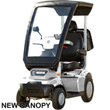 Afikim Afiscooter S4 Heavy Duty 4 Wheel Mobility Scooter Silver Canopy