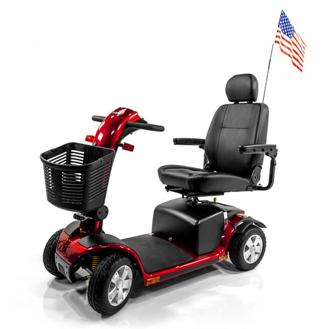 Conjunto de banderas de seguridad para scooters de movilidad Challenger