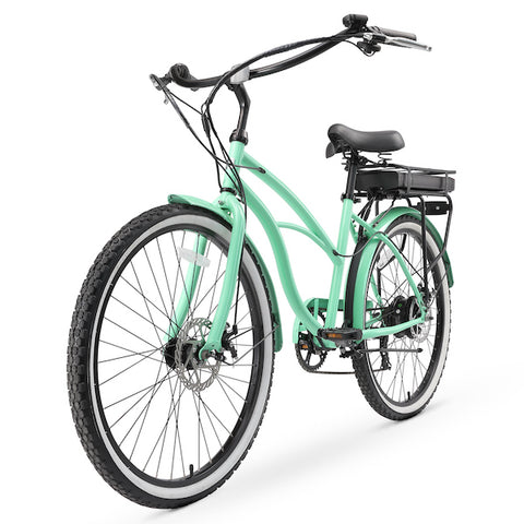 Sixthreezero Around the Block Vélo pour femme 26 pouces 500 W 7 vitesses