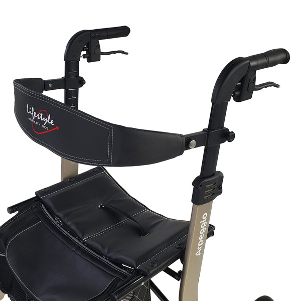 Rhythm Healthcare Arpeggio 955CH 4 Wheel Aluminum Rollator