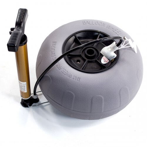 Challenger Mobility Large Balloon Wheels for Folding Beach Cart or Kayak Cart (Set of 2)