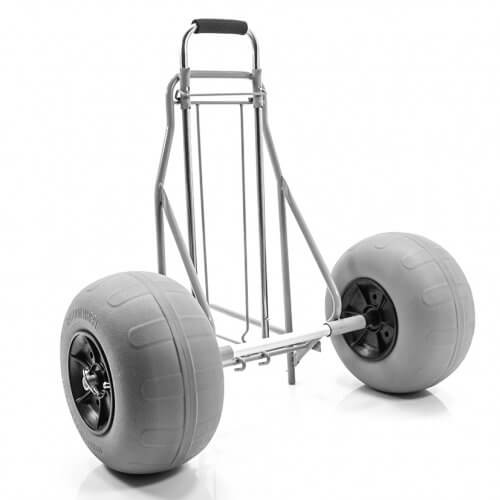 Challenger Mobility Large Balloon Wheels for Folding Beach Cart or Kayak Cart (Set of 2)