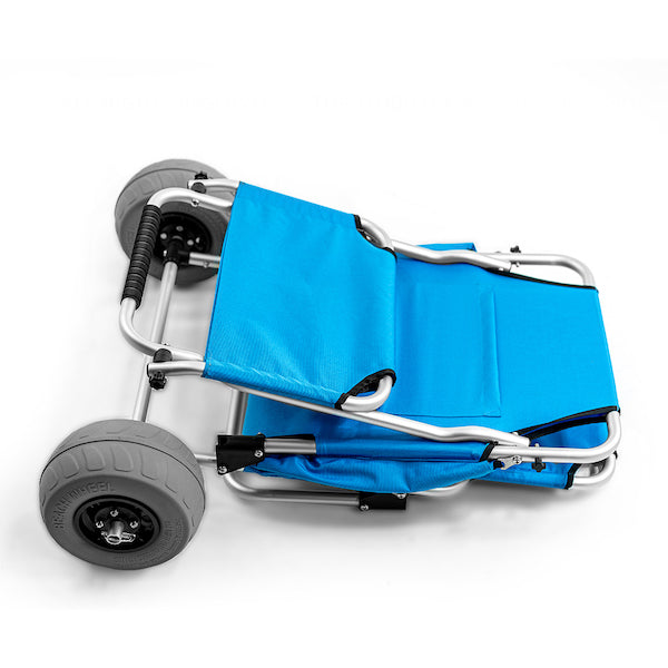 Challenger Mobility  Folding Beach Chair with Plastic Wheels