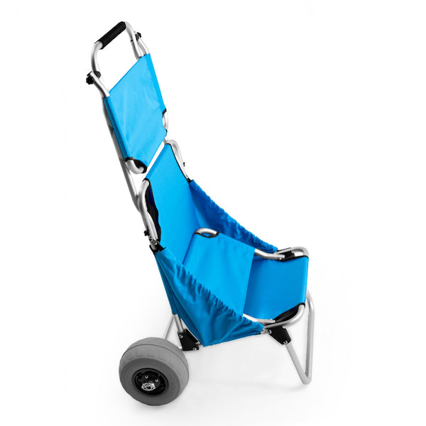 Challenger Mobility  Folding Beach Chair with Plastic Wheels