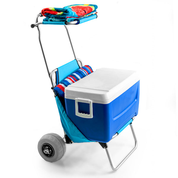Challenger Mobility  Folding Beach Chair with Plastic Wheels