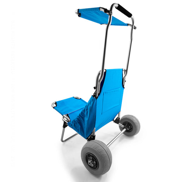Challenger Mobility  Folding Beach Chair with Plastic Wheels