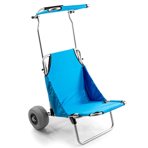 Challenger Mobility  Folding Beach Chair with Plastic Wheels