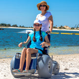 Silla de ruedas de playa de acero inoxidable DeBug