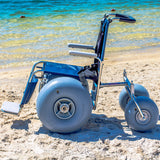 Silla de ruedas de playa de acero inoxidable DeBug