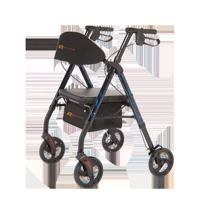 Rhythm Healthcare Royal Deluxe 812U Universal Aluminum 4 Wheel Rollator with Universal Height Adjustment