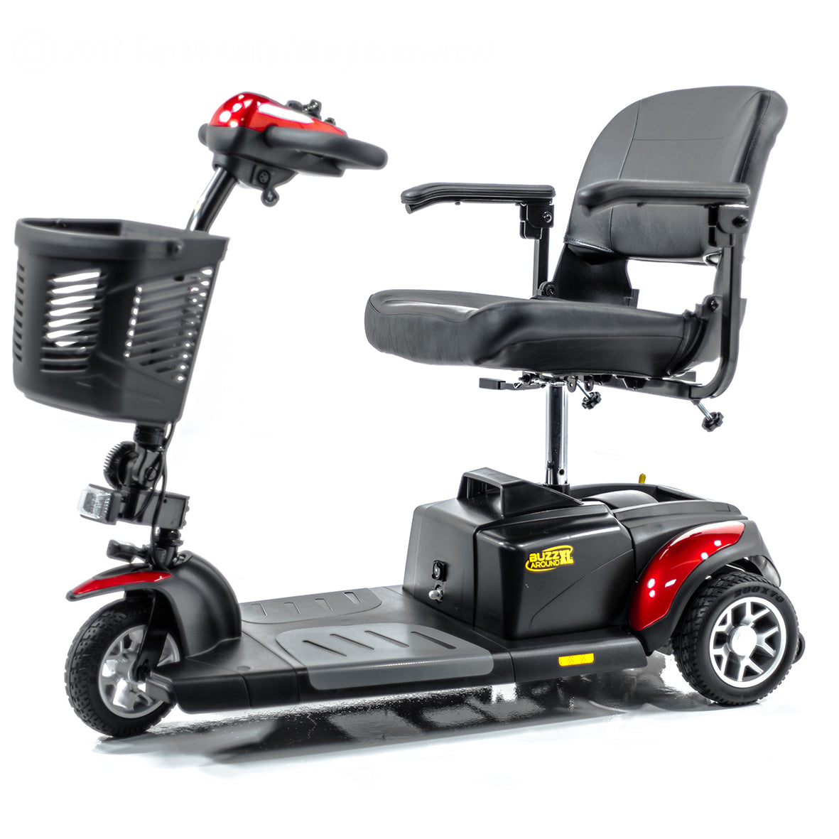 Golden GB121B-STD Standard Buzzaround XL 3 Wheel Travel Mobility Scooter