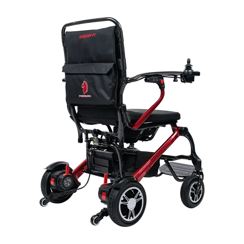 Fauteuil roulant électrique pliable et léger en fibre de carbone Pride Jazzy Carbon