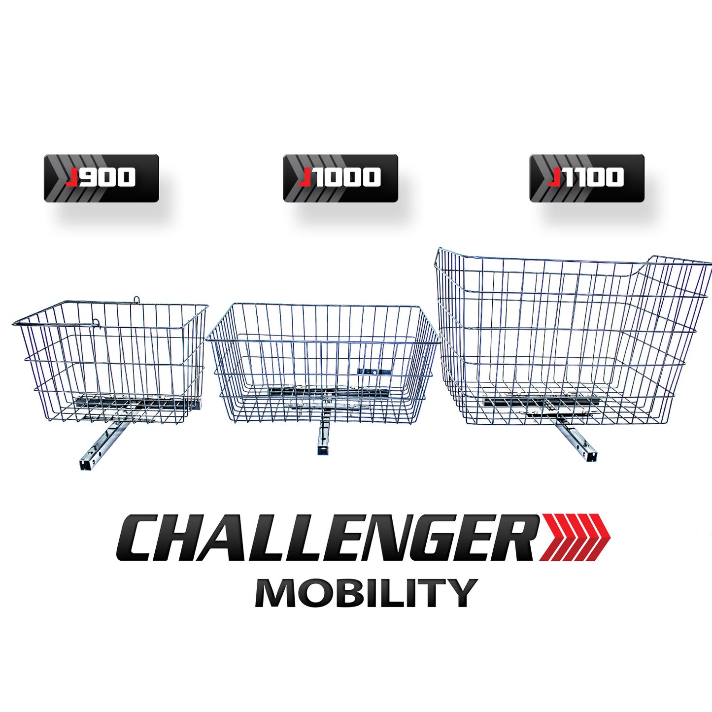 Challenger Mobility Large Rear Basket for Mobility Scooters and Power Wheelchairs