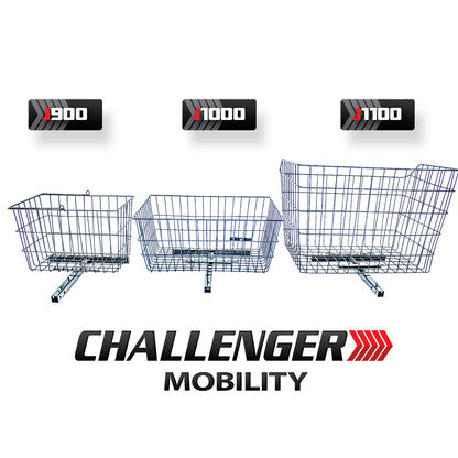 Challenger Mobility Large Rear Basket for Mobility Scooters and Power Wheelchairs
