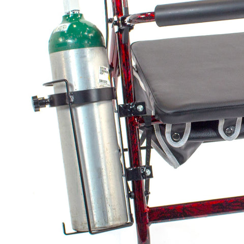 Soporte para tanque de oxígeno para andador de movilidad Challenger