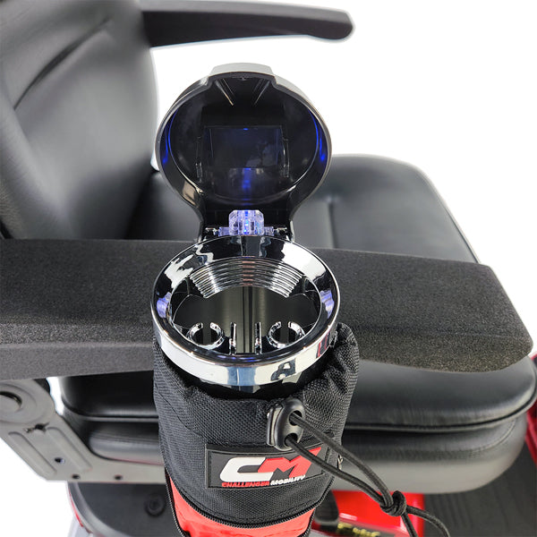 Challenger Mobility Ashtray and Cupholder Duo