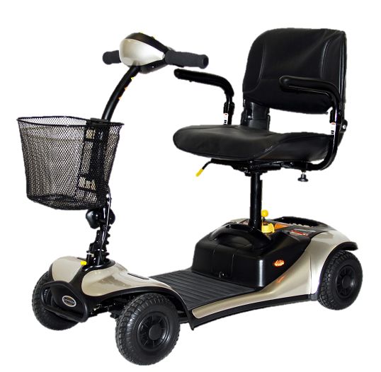 SHOPRIDER Dasher 4-Wheel Lightweight Break Apart Travel Mobility Scooter