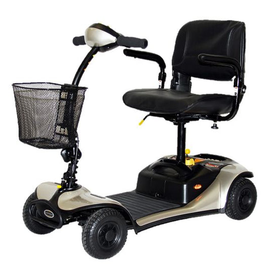 SHOPRIDER Dasher 4-Wheel Lightweight Break Apart Travel Mobility Scooter