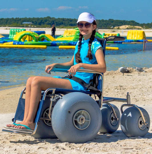 DeBug Stainless Steel Beach Wheelchair
