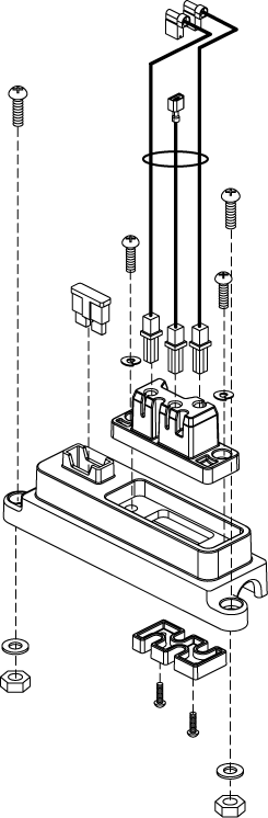 Pride Go Go Sport - ELECTRONIC ASSY BATTERY CONNECTOR/CONTROLLER - R SERIES
