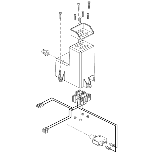 Pride - ELECTRONIC ASSY BATTERY CONNECTION W/40 AMP CIRCUIT BREAKER
