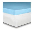 mousse à mémoire de forme twin-gel-fb-hi-lo-twin-gel-core