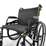 Silla de ruedas Feather Heavy Duty XL (¡Solo 16 libras sin ruedas, capacidad de peso de 450 libras!)