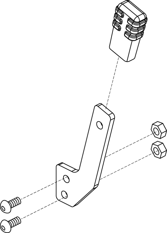 Pride Go Go Sport - FRAME ASSY BRAKE LEVER EXTENSION