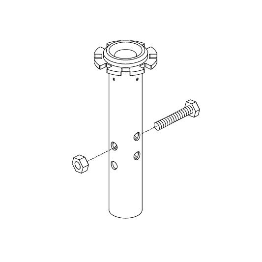 Pride - SEAT POST ASSY UPPER 8 POSITION MULTI-HOLE