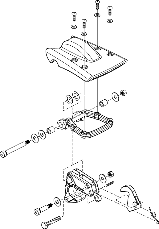 Pride Go Go Sport - FRAME ASSEMBLY LOCKUP
