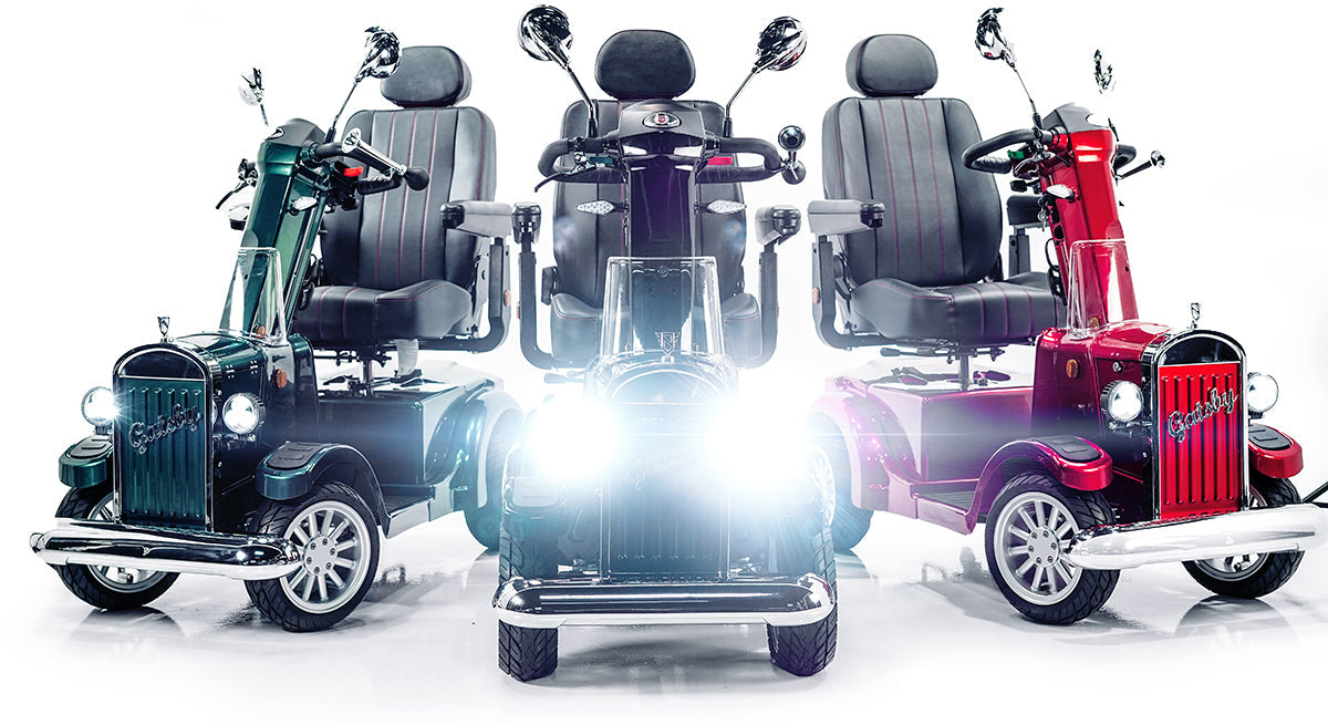 Vintage Mobility® Gatsby-X -Heavy Duty 4-Wheel Recreational Mobility Scooter