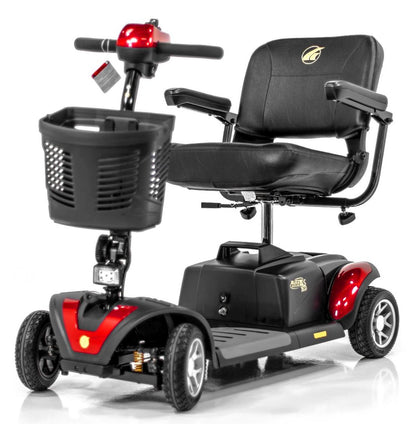Golden GB124A-SHZ-Buzzaround XL 4 Wheel Heavy Duty Full Suspension Travel Mobility Scooter
