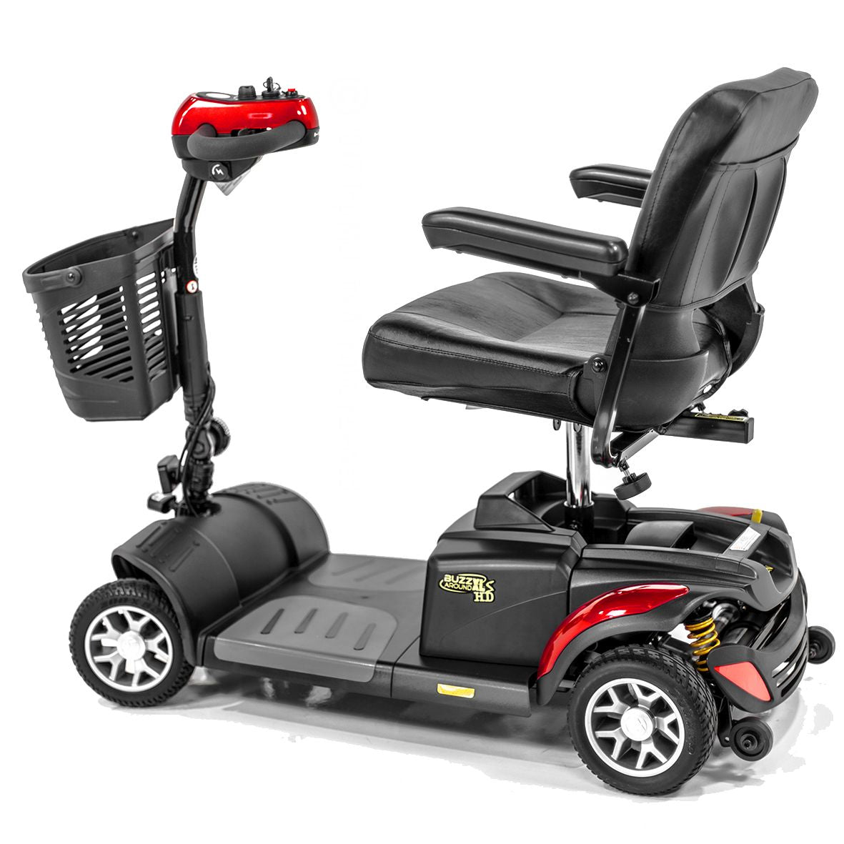 Golden GB124A-SHZ-Buzzaround XL 4 Wheel Heavy Duty Full Suspension Travel Mobility Scooter
