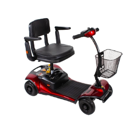SHOPRIDER Dasher 4-Wheel Lightweight Break Apart Travel Mobility Scooter