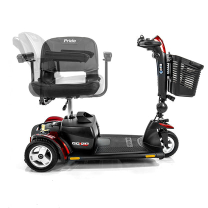 Pride S73 Go Go Sport 3-Wheel Travel Mobility Scooter Open Box Returns Showroom Model