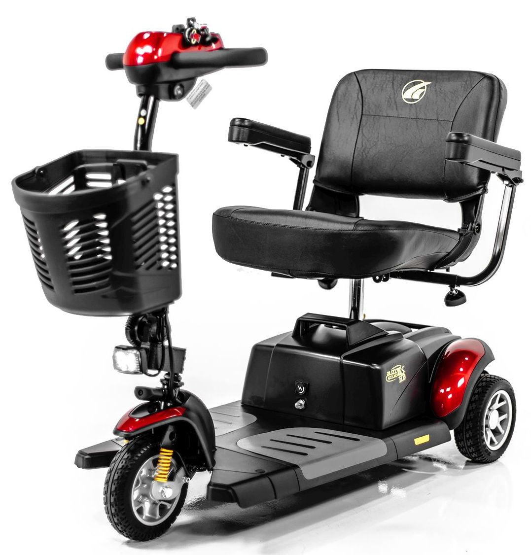 Golden GB121C-SHZ-Buzzaround XL 3 Wheel Heavy Duty Full Suspension Travel Mobility Scooter