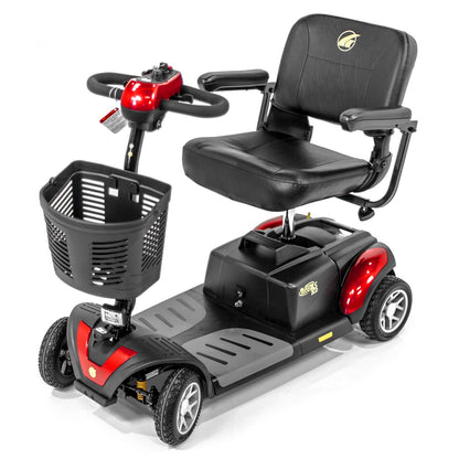 Golden GB124A-SHZ-Buzzaround XL 4 Wheel Heavy Duty Full Suspension Travel Mobility Scooter