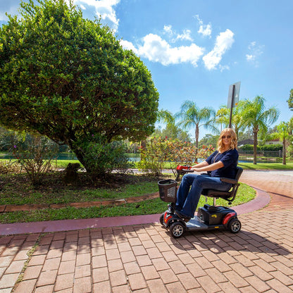 Golden GB124A-SHZ-Buzzaround XL 4 Wheel Heavy Duty Full Suspension Travel Mobility Scooter