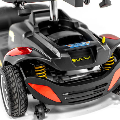 Golden GB124A-SHZ-Buzzaround XL 4 Wheel Heavy Duty Full Suspension Travel Mobility Scooter