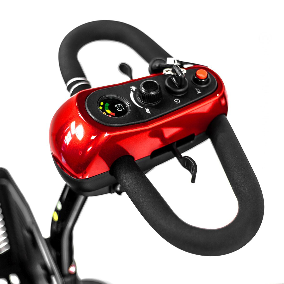 Golden GB124A-SHZ-Buzzaround XL 4 Wheel Heavy Duty Full Suspension Travel Mobility Scooter