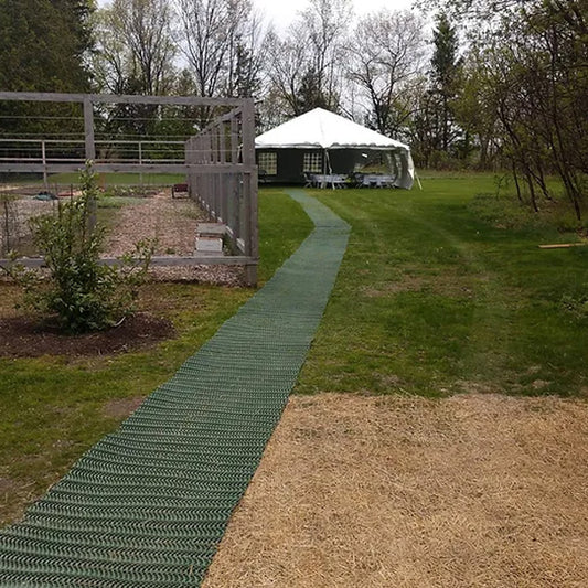 Grassmat by Access Rec Accessibility Grass Matting for Parks and Grassy Areas