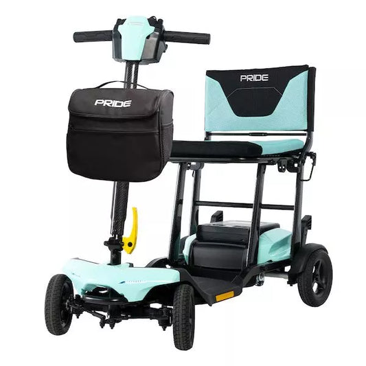Pride SC15 Super Portable 4-Wheel Folding Travel Scooter Open Box Returns Showroom Model