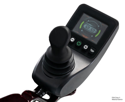 Silla de ruedas eléctrica de viaje plegable y ligera de fibra de carbono Pride Jazzy Carbon