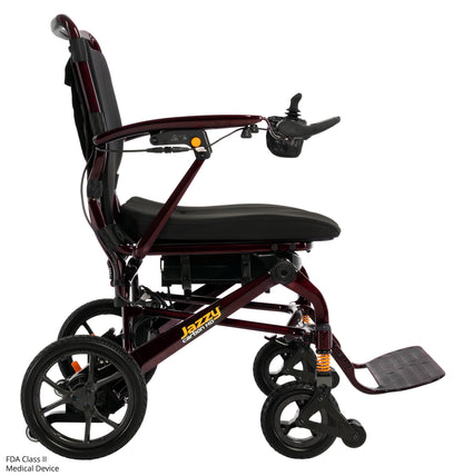 Silla de ruedas eléctrica de viaje plegable y ligera de fibra de carbono Pride Jazzy Carbon