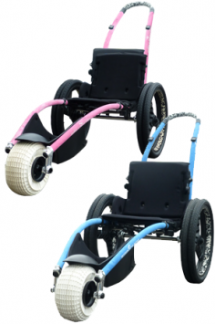Hippocampe Lightweight Foldable Beach Wheelchair