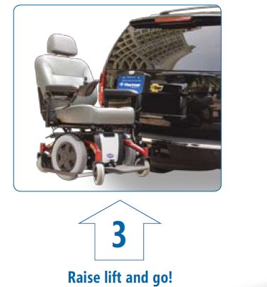 Harmar AL580XL Next Generation Power Wheelchair Vehicle Lift