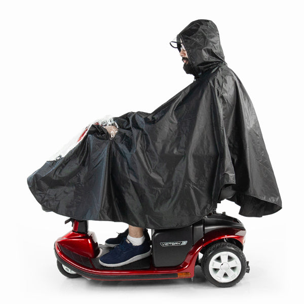 Challenger Mobility Rain Poncho for Mobility Scooters and  Power Wheelchairs