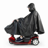 Poncho de lluvia Challenger Mobility para scooters de movilidad y sillas de ruedas eléctricas