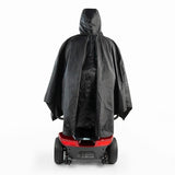 Poncho de lluvia Challenger Mobility para scooters de movilidad y sillas de ruedas eléctricas